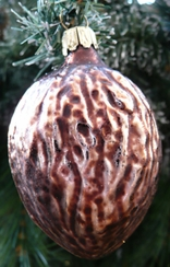 Brown Walnut Ornament by Old German Christmas