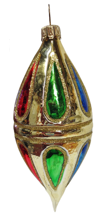 Olive with colorful teardrops by Old German Christmas