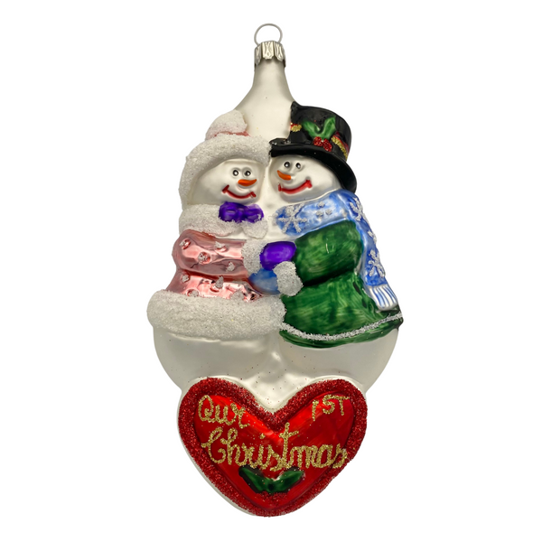 Snow Couple, Our First Christmas by Old German Christmas