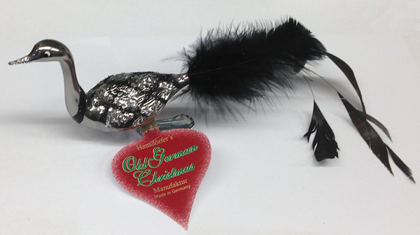 Swan, grey and black by Old German Christmas