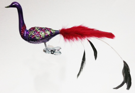 Swan, purple and red by Old German Christmas