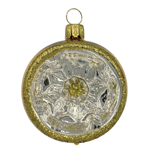 Reflector, small, gold by Old German Christmas