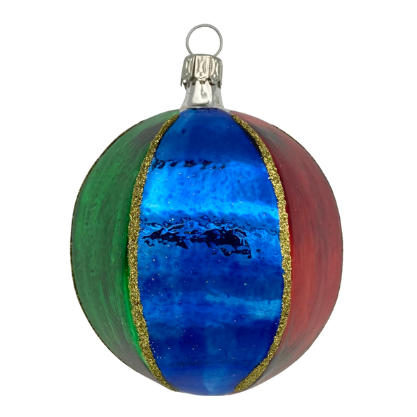 Colorblock Ball by Old German Christmas