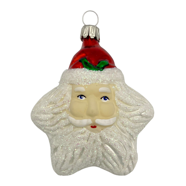 Star Shaped Santa, Ornament by Old German Christmas