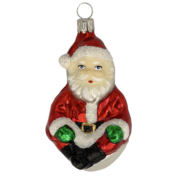 Sitting Santa, red by Old German Christmas