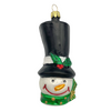 Snowman with Stovetop Hat and Scarf Ornament by Old German Christmas