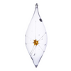 Starburst Small Olive Ornaments, Clear by Greiner-Perth Glaskunst