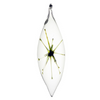 Starburst Olive Ornaments, Clear by Greiner-Perth Glaskunst