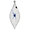Starburst Olive Ornaments, Clear by Greiner-Perth Glaskunst