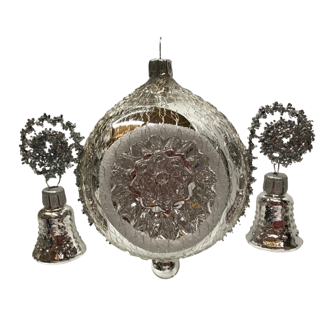 Fantasy Ornament, Reflector and 2 bells, wound by Glas Barholmes