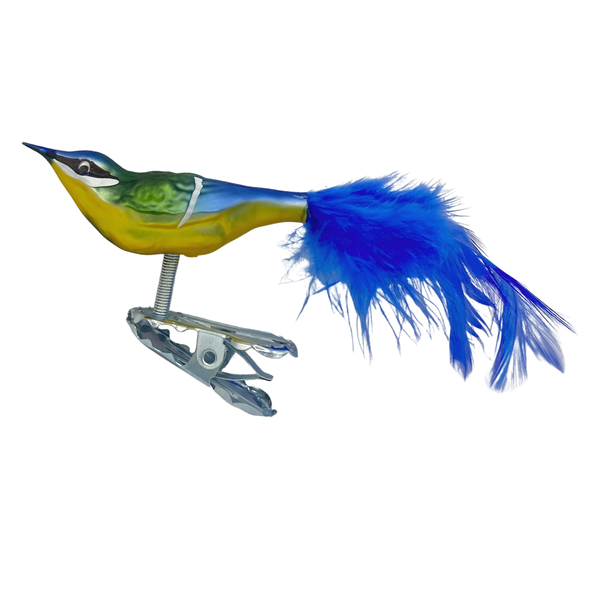 Blue Tit Mini Bird by Glas Bartholmes