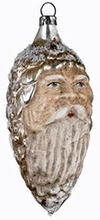 Brown Pinecone Santa Ornament by Marolin Manufaktur