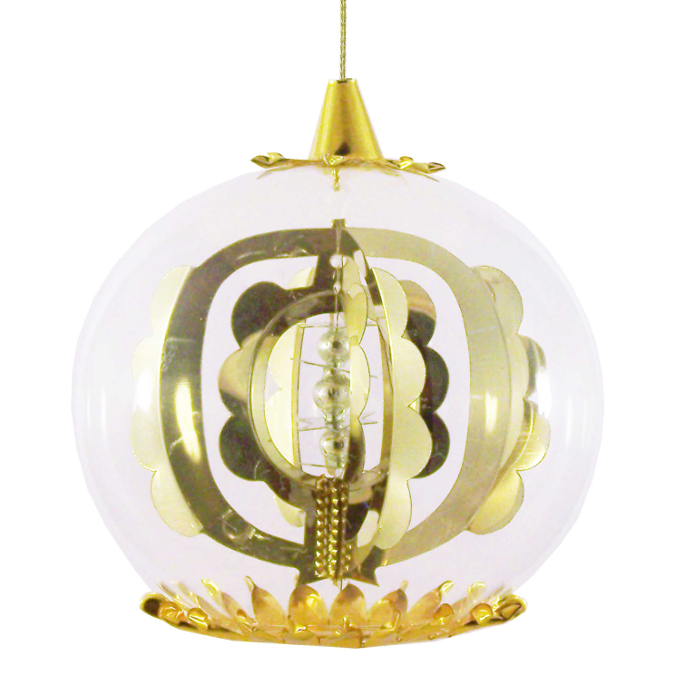 Reflector with Pearls Foil Ornament, gold by Resl Lenz