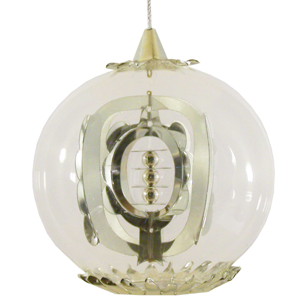 Reflector with Pearls Foil Ornament, silver by Resl Lenz