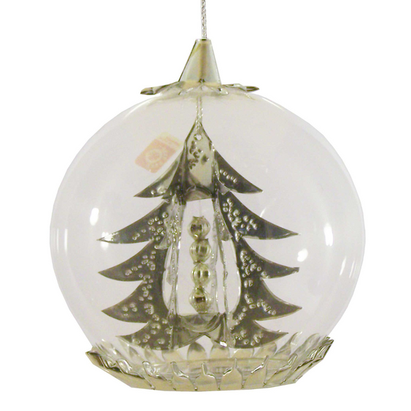 Tannenbaum Foil Ornament, silver by Resl Lenz