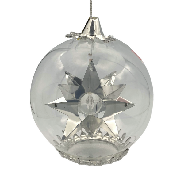 Star Foil Ornament, 8cm silver by Resl Lenz