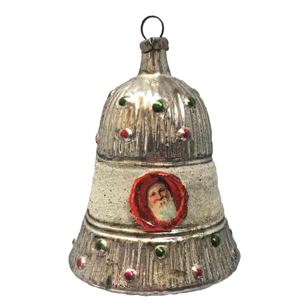 Santa Claus Bell by Retro-Glaskunst