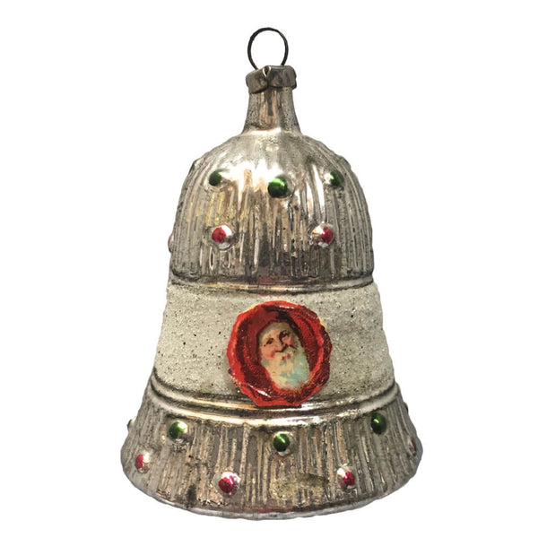 Santa Claus Bell by Retro-Glaskunst