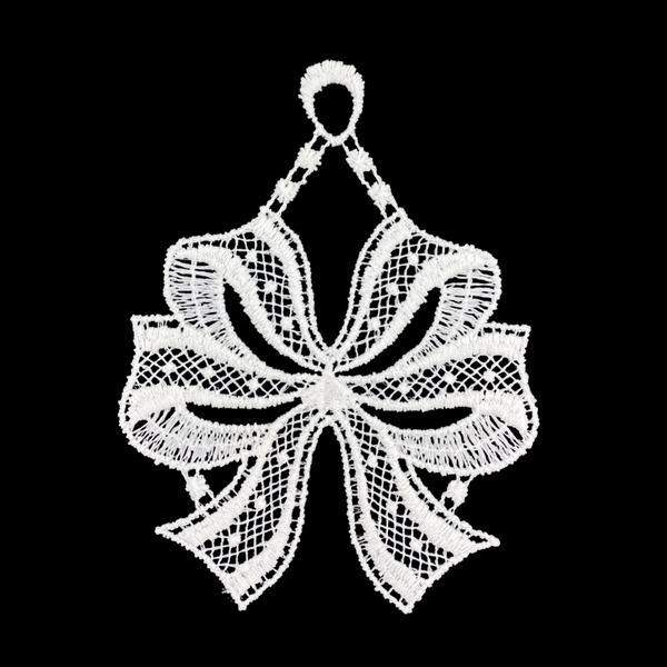 Lace Bow Ornament by StiVoTex Vogel