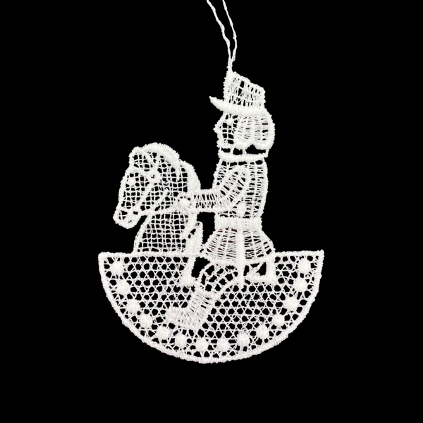 Lace Horseman/Rider Ornament by StiVoTex Vogel