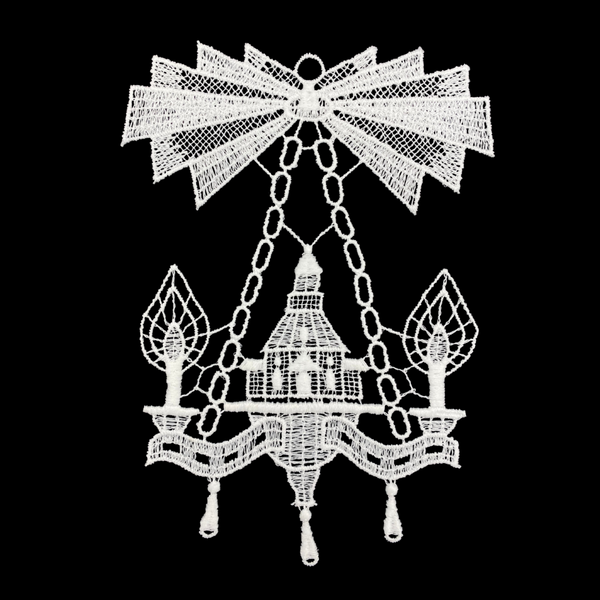 Pyramid Lace Ornament, Large by StiVoTex Vogel