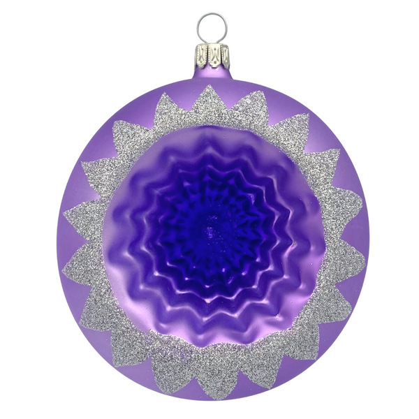 Matte Lilac Reflector, 10 cm by Glas Bartholmes