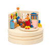 Wind-Up Bedtime Stories Music Box by Graupner Holzminiaturen