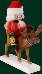 Santa on Moose, Nutcracker by Richard Glasser GmbH