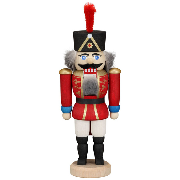 Red Coat Hussar, Nutcracker by Seiffener Volkskunst