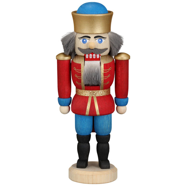 Red Coat King, Small Nutcracker by Seiffener Volkskunst
