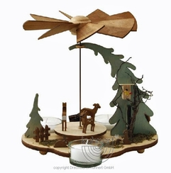 Pyramid  3Tea Light Forest animals by Kuhnert GmbH