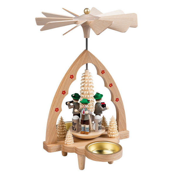 Bavarian Trio Tealight Pyramid by Richard Glasser GmbH