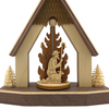 House Frame with Nativity, Miniature Pyramid by Harald Kreissl