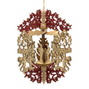 Stars and Advent Wreath Frame with Musical Angels, Hanging Pyramid by Harald Kreissl