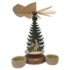 Standing Erzgebirge Tea Light Pyramid by Harald Kreissl