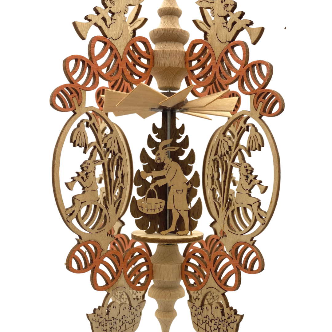 Rabbit with horn Pyramid Ornament by Harald Kreissl