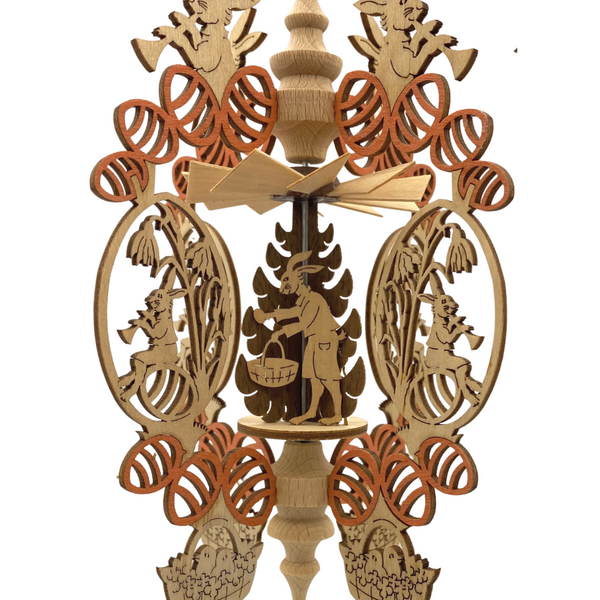 Rabbit with horn Pyramid Ornament by Harald Kreissl