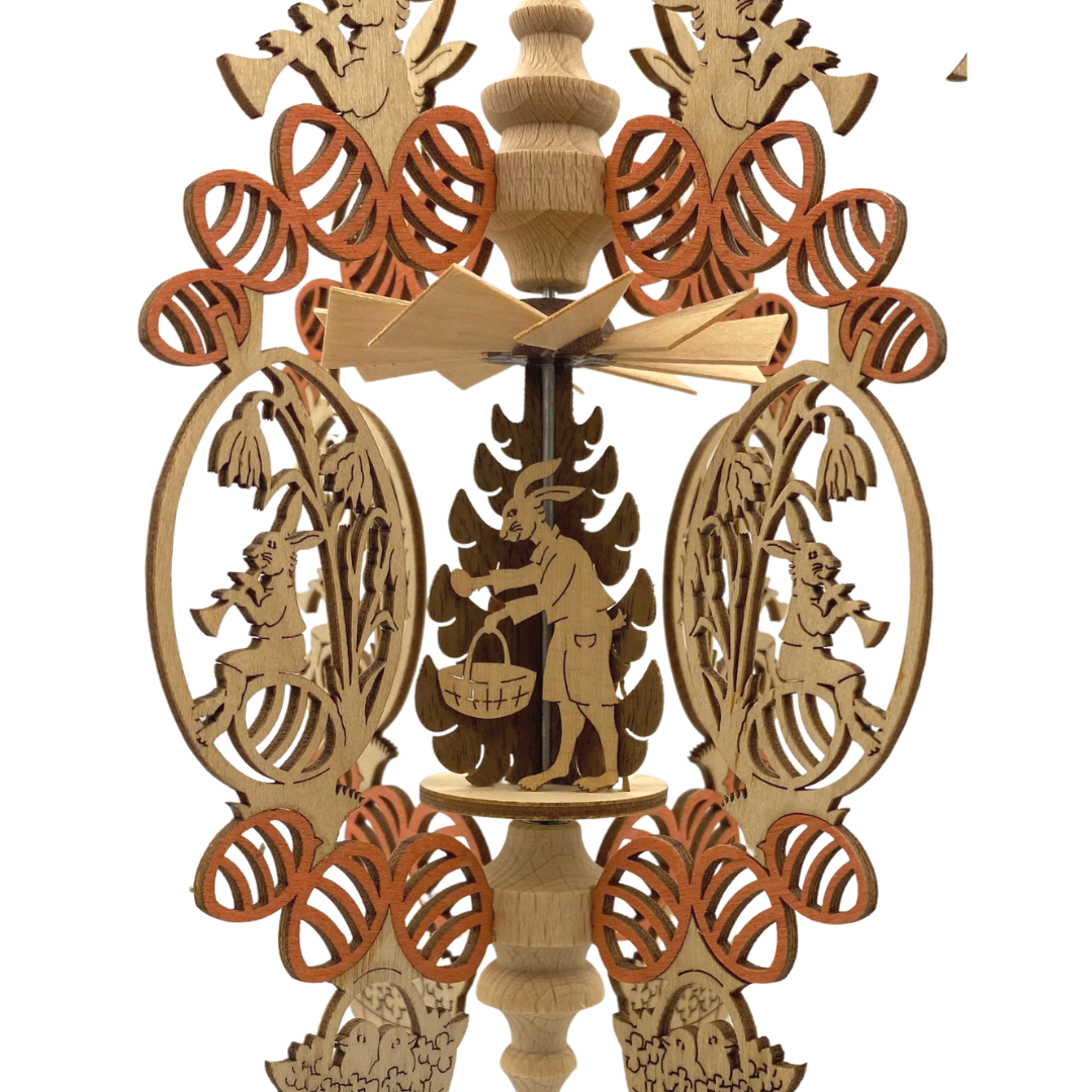 Rabbit with horn Pyramid Ornament by Harald Kreissl