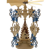 Table Pyramid Crystal Candle / Christ's Birth by Harald Kreissl