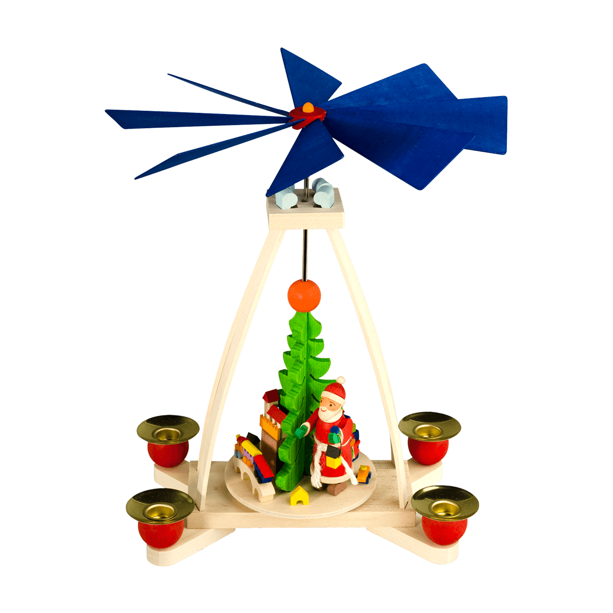 Santa Claus Pyramid by Graupner Holzminiaturen