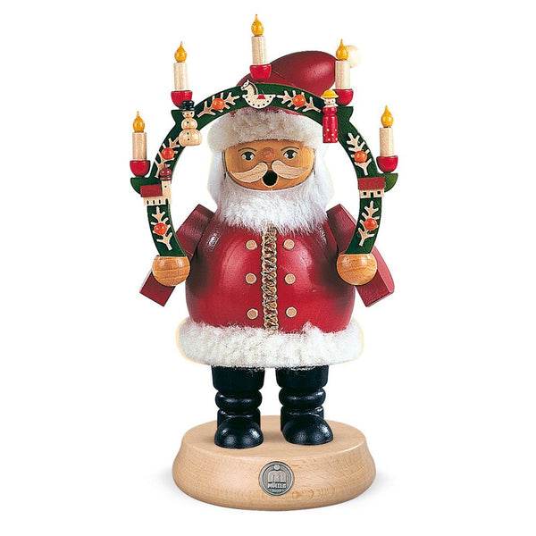 Santa Claus with Candle Arch Incense Smoker by Mueller GmbH