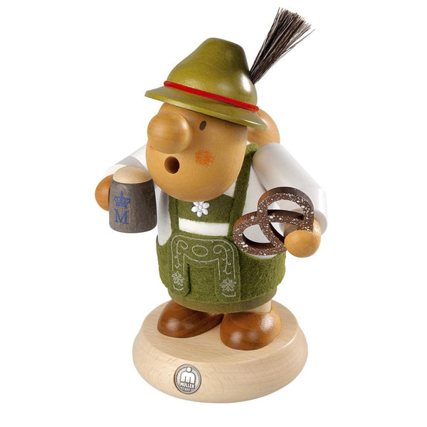 Muellerchen Man in Lederhosen Incense Smoker by Mueller GmbH
