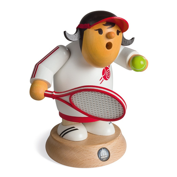 Muellerchen Female Tennis Player Incense Smoker by Mueller GmbH