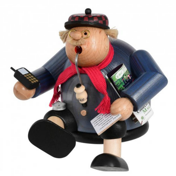 Sitting Retiree Incense Smoker by KWO
