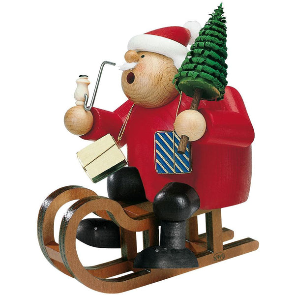 Santa Claus Sitting on Sled Incense Smoker by KWO
