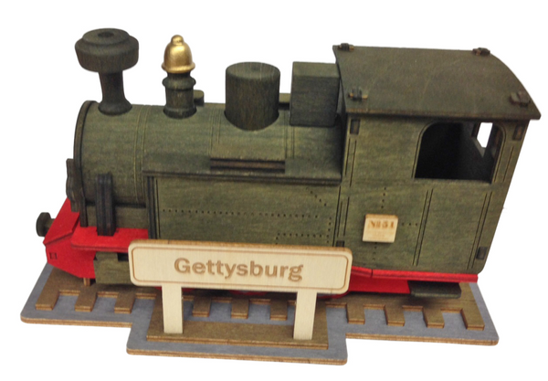 Gettysburg Exclusive Train, Incense Smoker by Kunstgewerbe Lenk und Sohn
