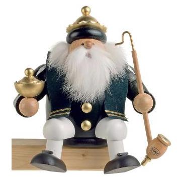 Sitting Holy King Balthasar Incense Smoker by KWO