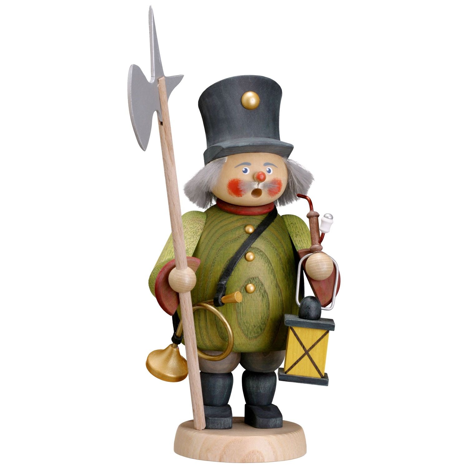 Nightwatchman, Incense Smoker by Seiffener Volkskunst