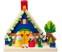 Smoking house Snow White by Graupner Holzminiaturen