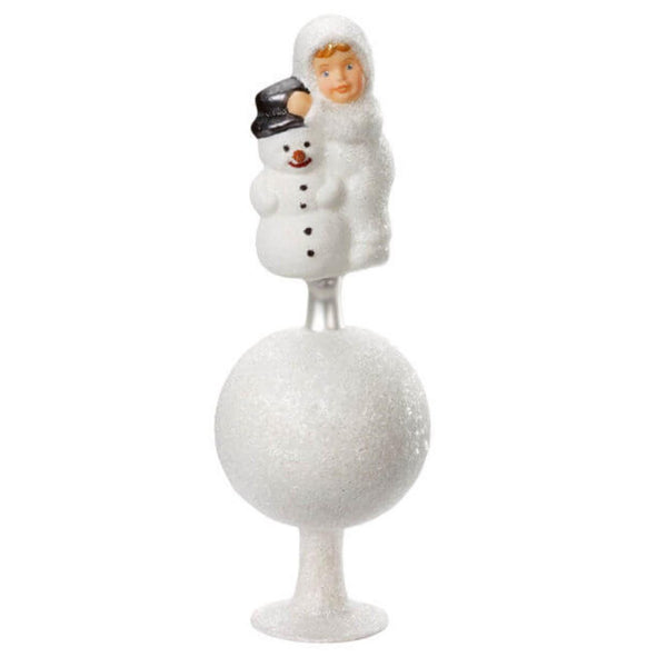 Snowy Top Friends Tree Topper by Inge Glas of Germany